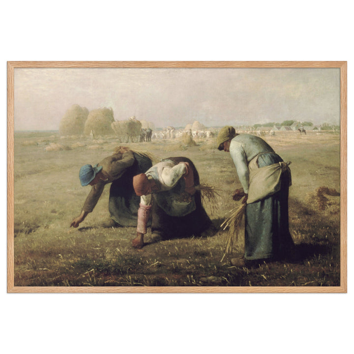 Poster - Jean-François Millet, Die Ährenleserinnen Jean-François Millet Oak / 61×91 cm artlia