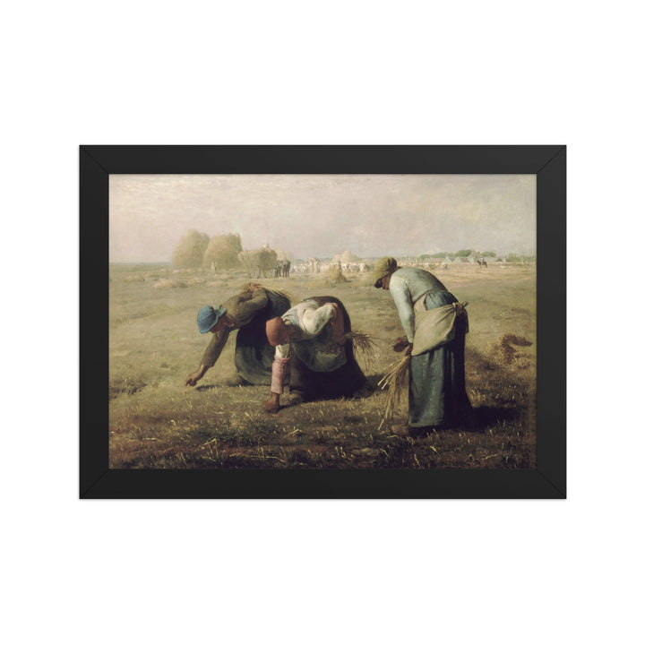 Poster - Jean-François Millet, Die Ährenleserinnen Jean-François Millet Schwarz / 21×30 cm artlia