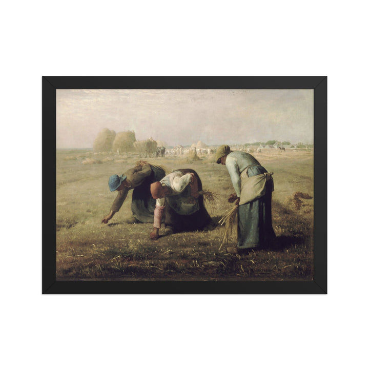 Poster - Jean-François Millet, Die Ährenleserinnen Jean-François Millet Schwarz / 30×40 cm artlia