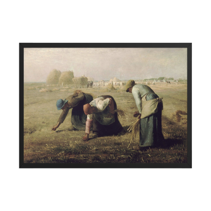 Poster - Jean-François Millet, Die Ährenleserinnen Jean-François Millet Schwarz / 50×70 cm artlia