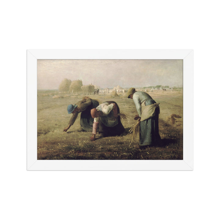 Poster - Jean-François Millet, Die Ährenleserinnen Jean-François Millet Weiß / 21×30 cm artlia