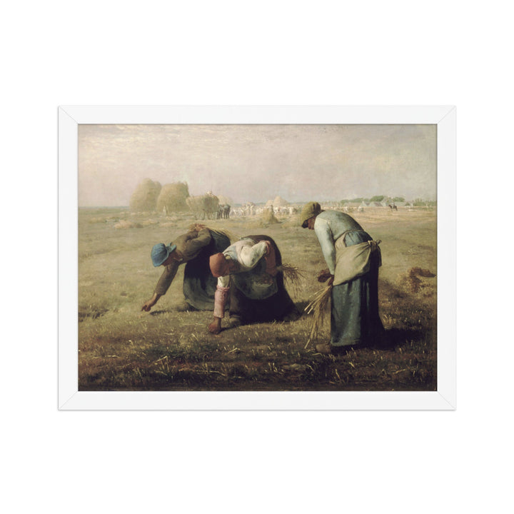 Poster - Jean-François Millet, Die Ährenleserinnen Jean-François Millet Weiß / 30×40 cm artlia