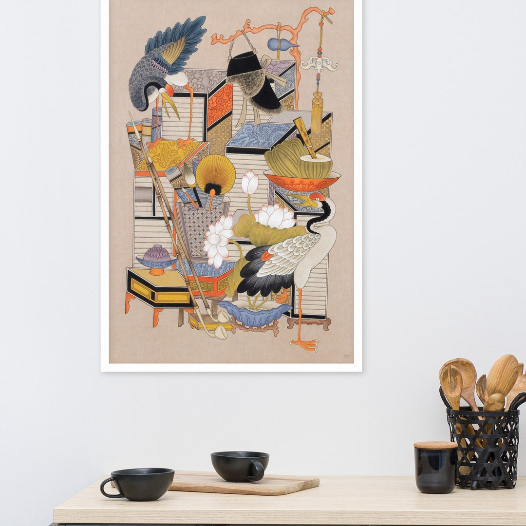 Poster - Desiderio di conoscenza con gru