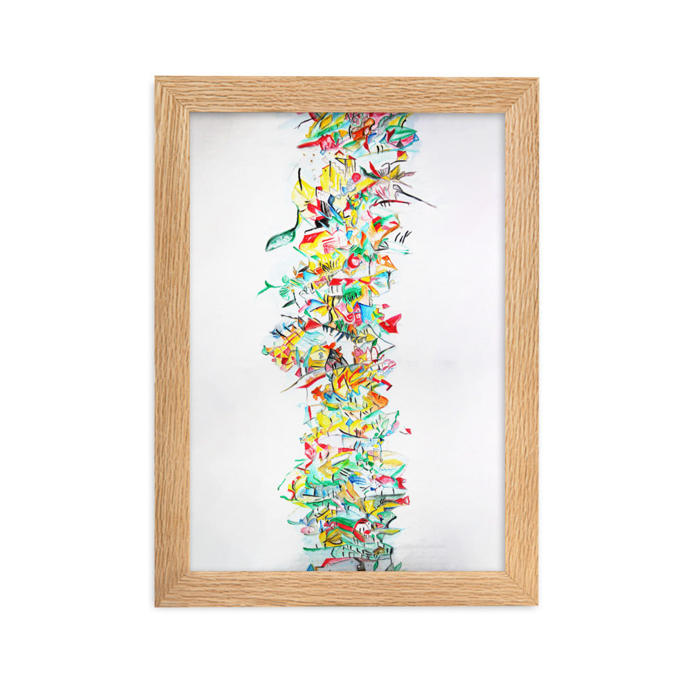 Poster - Lia Broecker-Jakob, Composition 2008-09-1 Lia Broecker-Jakob Oak / 21×30 cm artlia
