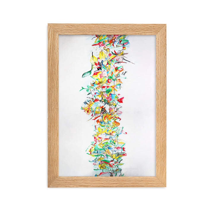 Poster - Lia Broecker-Jakob, Composition 2008-09-1 Lia Broecker-Jakob Oak / 21×30 cm artlia