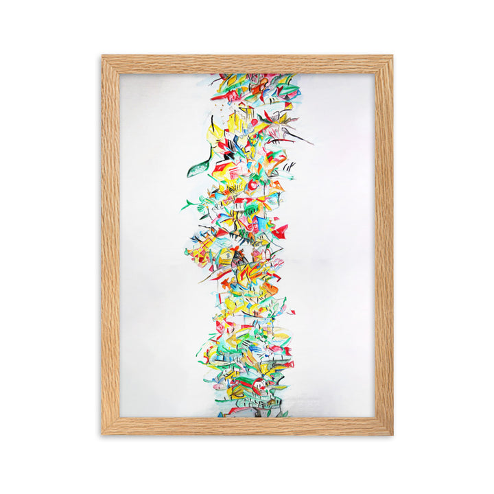 Poster - Lia Broecker-Jakob, Composition 2008-09-1 Lia Broecker-Jakob Oak / 30×40 cm artlia