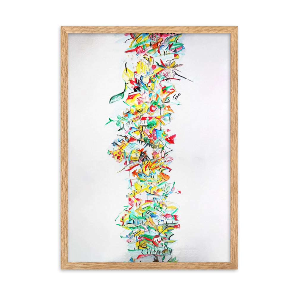 Poster - Lia Broecker-Jakob, Composition 2008-09-1 Lia Broecker-Jakob Oak / 50×70 cm artlia