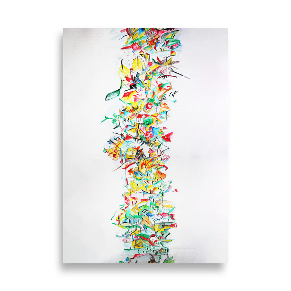 Poster - Lia Broecker-Jakob, Composition 2008-09-1 Lia Broecker-Jakob ohne Rahmen / 21×30 cm artlia