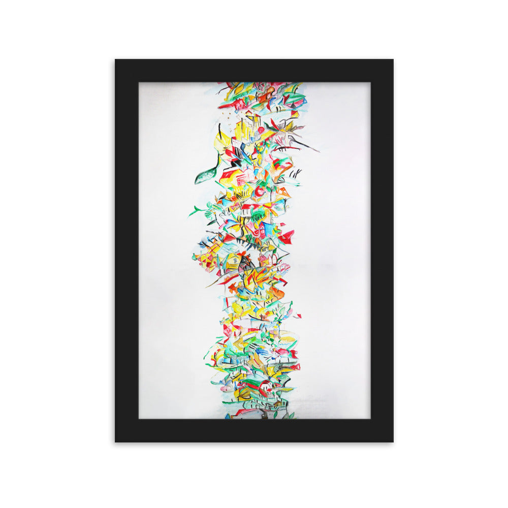 Poster - Lia Broecker-Jakob, Composition 2008-09-1 Lia Broecker-Jakob Schwarz / 21×30 cm artlia