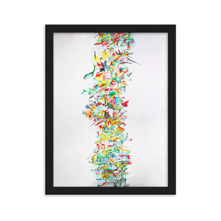 Poster - Lia Broecker-Jakob, Composition 2008-09-1 Lia Broecker-Jakob Schwarz / 30×40 cm artlia