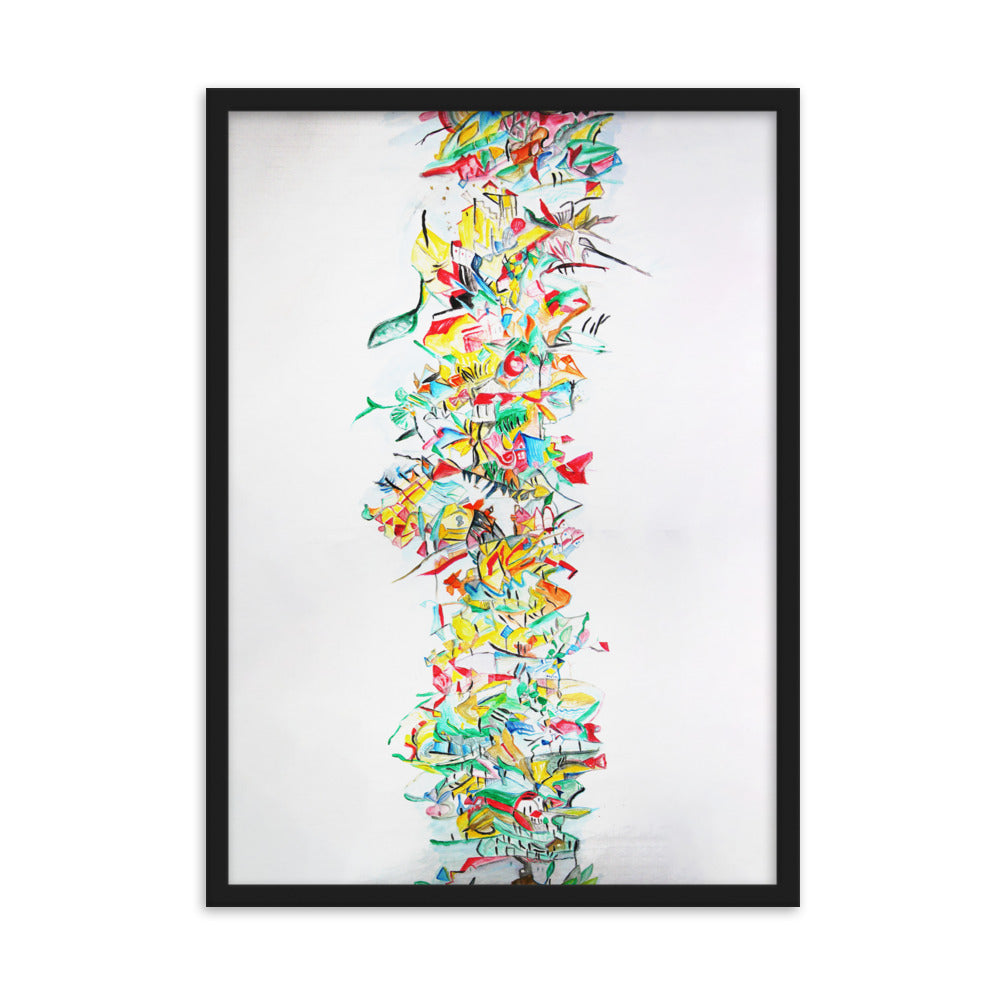 Poster - Lia Broecker-Jakob, Composition 2008-09-1 Lia Broecker-Jakob Schwarz / 50×70 cm artlia