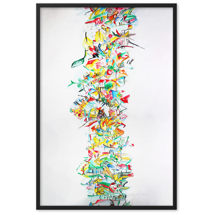 Poster - Lia Broecker-Jakob, Composition 2008-09-1 Lia Broecker-Jakob Schwarz / 61×91 cm artlia