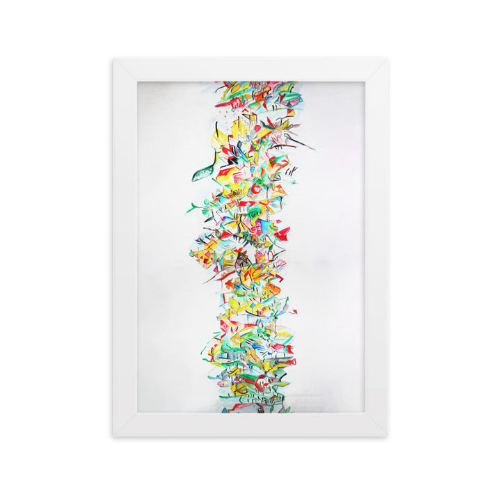 Poster - Lia Broecker-Jakob, Composition 2008-09-1 Lia Broecker-Jakob Weiß / 21×30 cm artlia