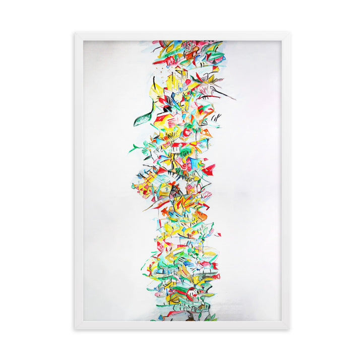 Poster - Lia Broecker-Jakob, Composition 2008-09-1 Lia Broecker-Jakob Weiß / 50×70 cm artlia