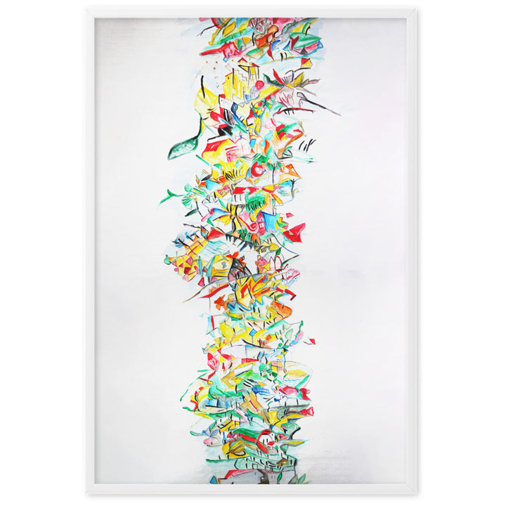 Poster - Lia Broecker-Jakob, Composition 2008-09-1 Lia Broecker-Jakob Weiß / 61×91 cm artlia