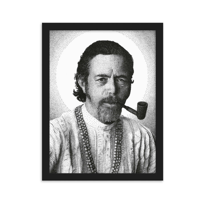 Poster mit Rahmen - Alanwatts Pavel Illustrations Schwarz / 30×40 cm artlia