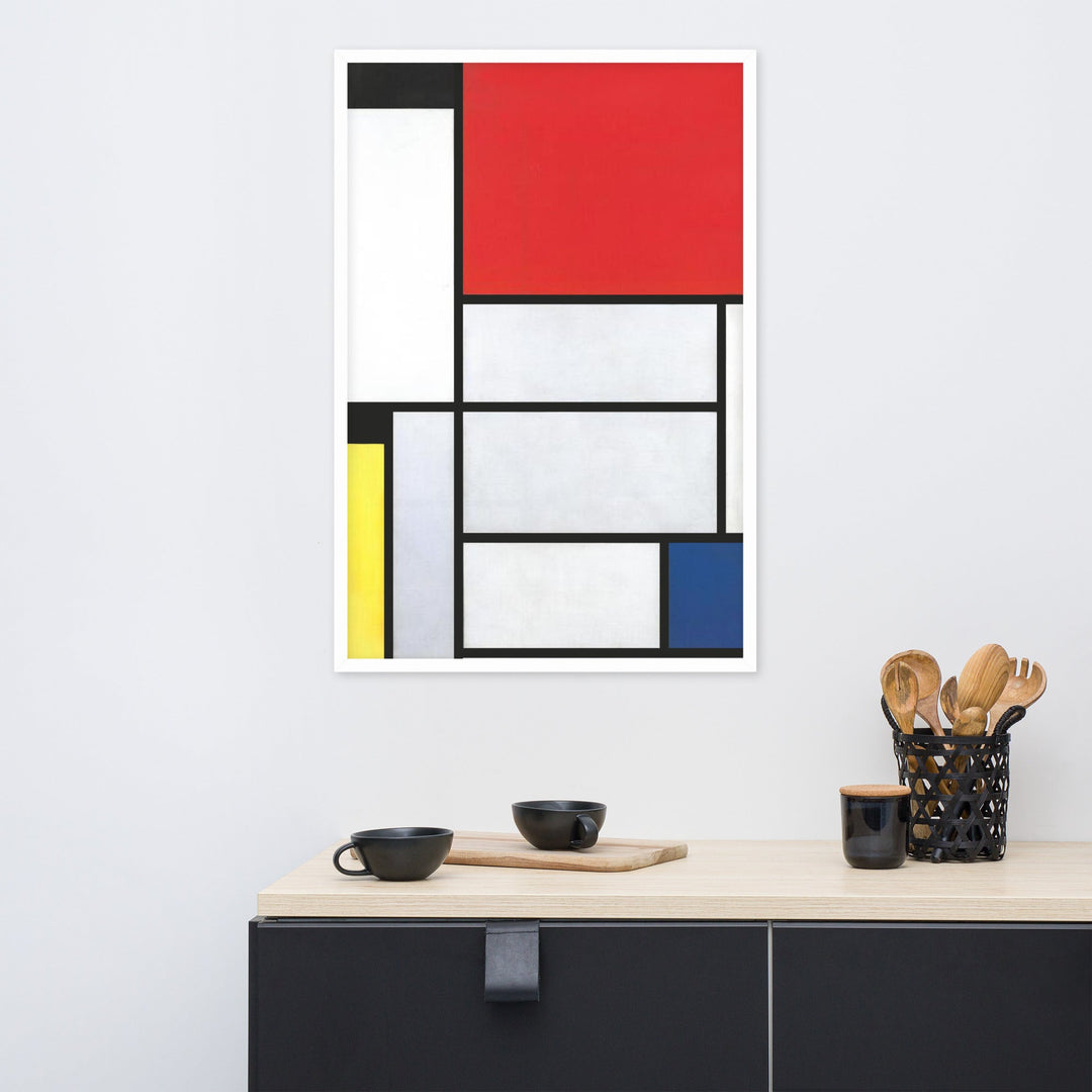 Poster - Mondrian, Tableau I Piet Mondrian artlia