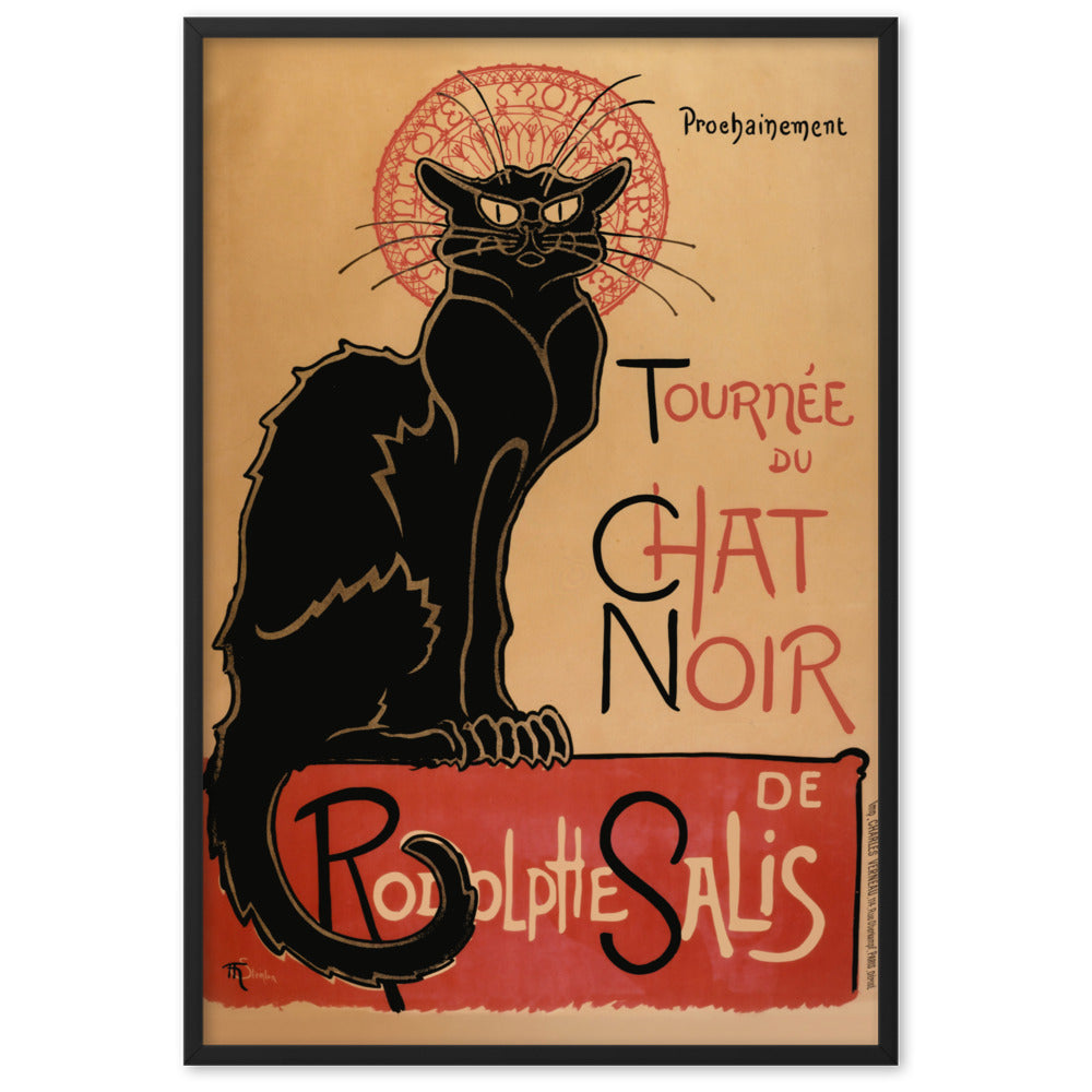 Poster - Théophile Steinlen, Le Chat Noir Théophile Steinlen Schwarz / 61×91 cm artlia