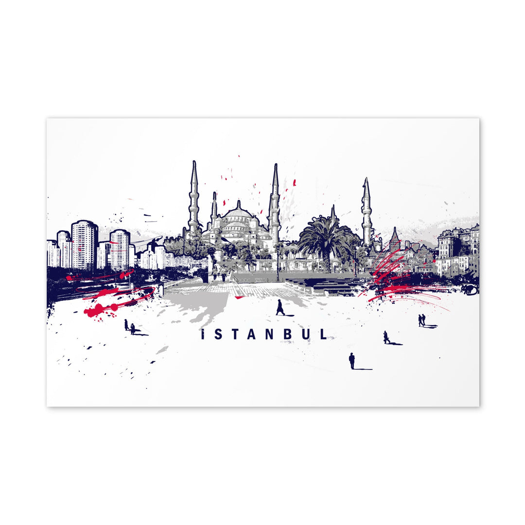 Postkarte - Skyline Istanbul artlia