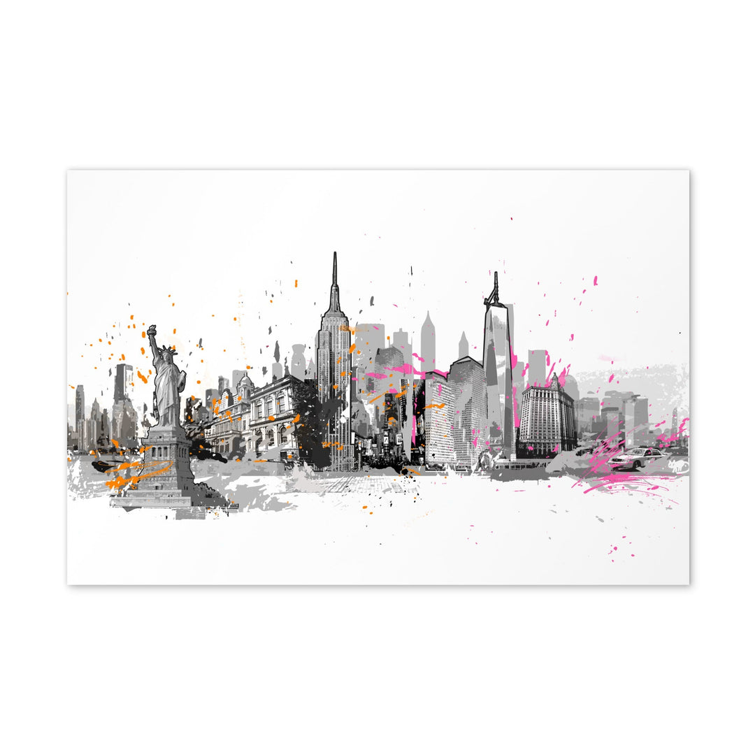 Postkarte - Skyline New York artlia
