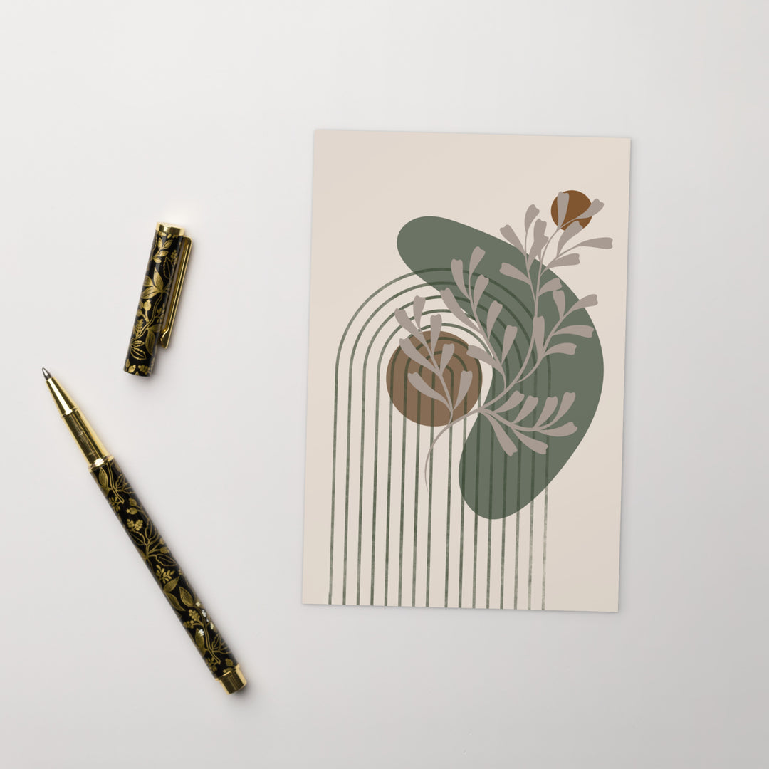 Carte postale - Jardin en spirale