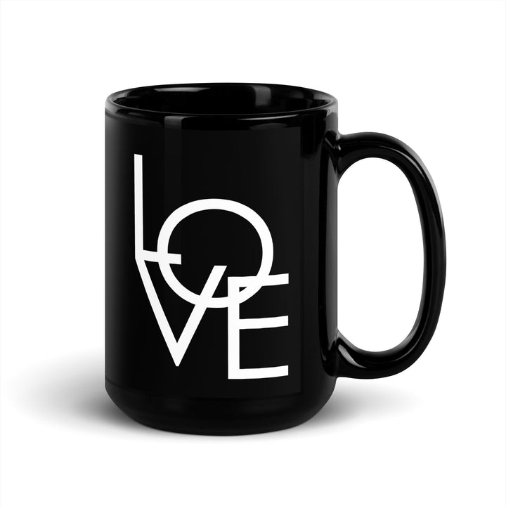 Tasse - LOVE in Gothic Kuratoren von artlia 0.44 L (15 oz) / ganz schwarz artlia