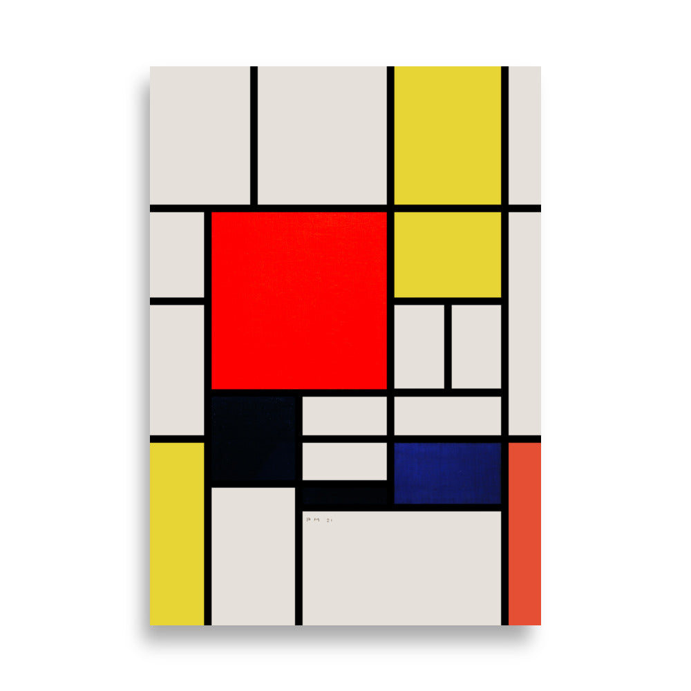Posters | Mondrian, Composition with, reprint | artlia – ARTLIA