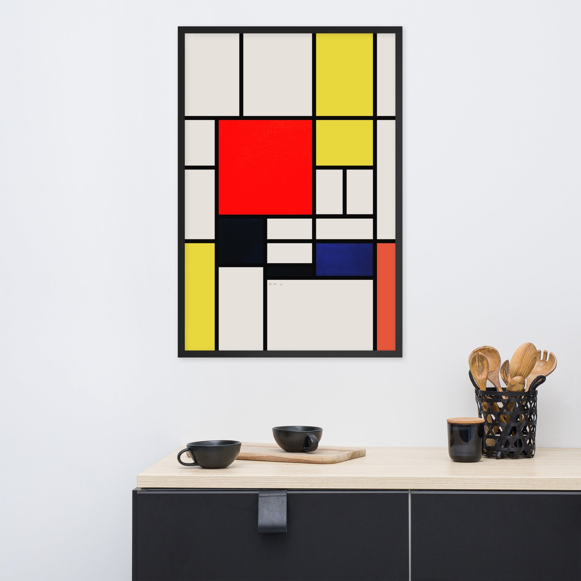 Posters | Mondrian, Composition with, reprint | artlia – ARTLIA