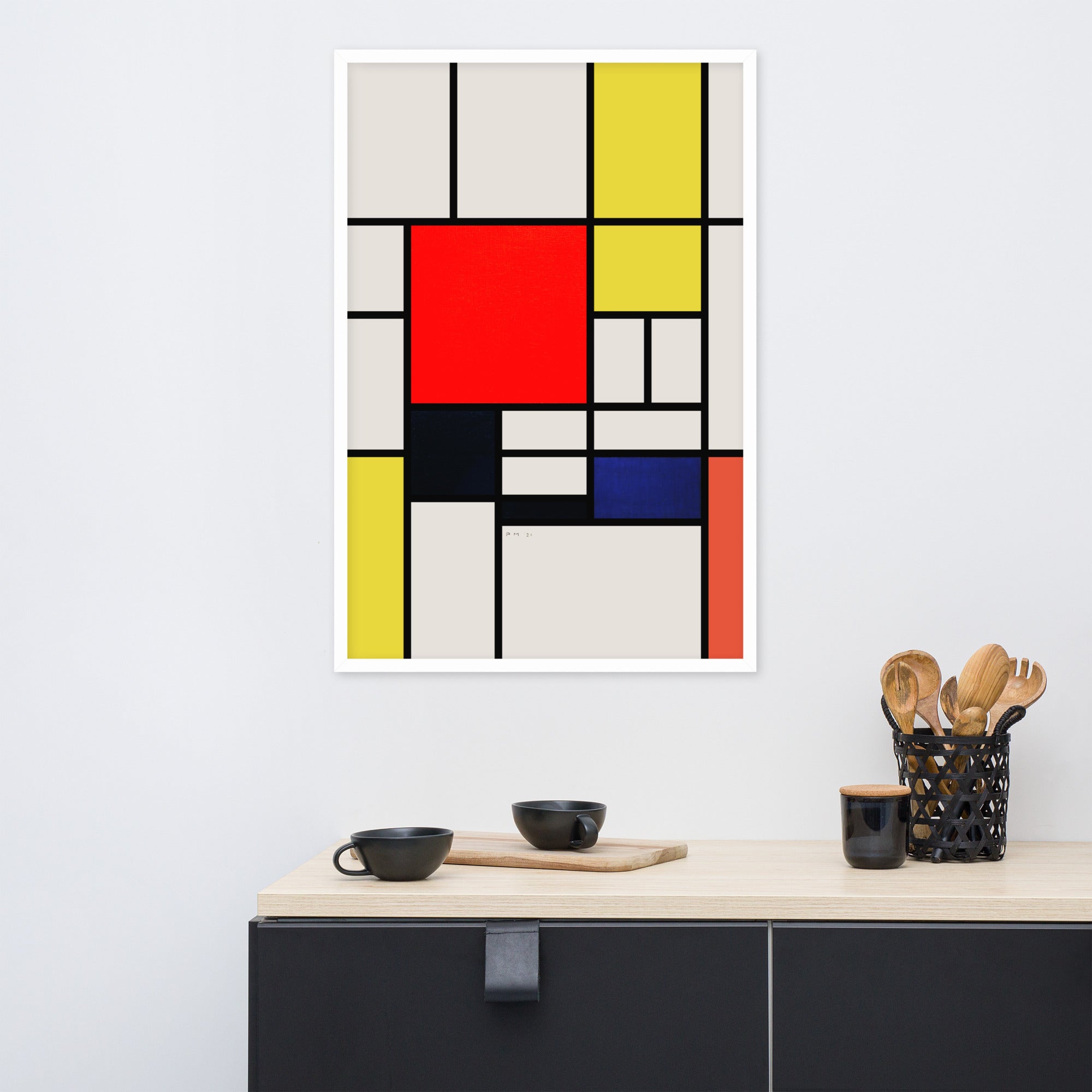 Posters | Mondrian, Composition with, reprint | artlia – ARTLIA