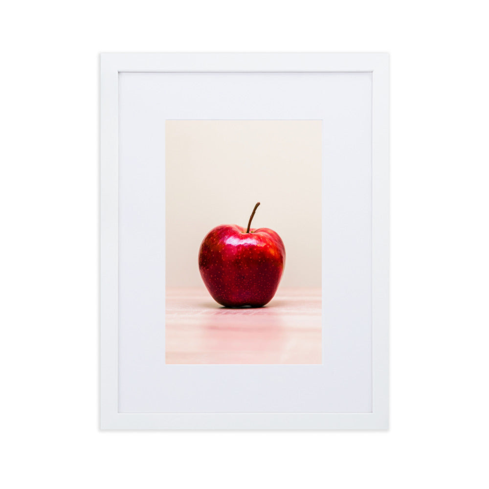Red Apple - Mounted Poster